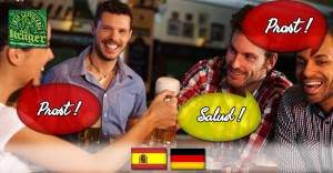 Intercambios alemán-español en restaurante Krüger